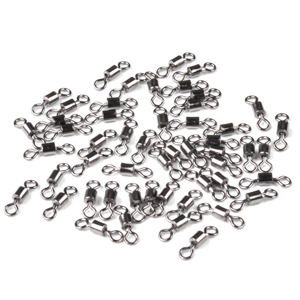 Yoshikawa Fishing Rolling Swivel Connector Terminal Tackle #10 31Lbs (pack of 50)