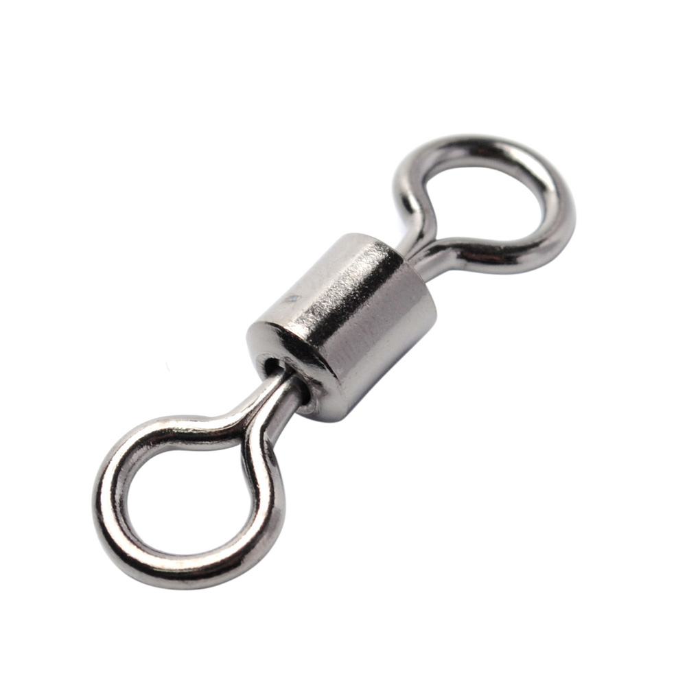 Yoshikawa Saltwater Fishing Rolling Swivel Solid Ring Size 6/0 352Lb Connector Terminal Tackle (pack of 20)